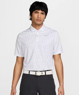 NIke Victory + Men's Golf Polo Shirt FQ1134-101 White / Wolf Gray Various Sizes