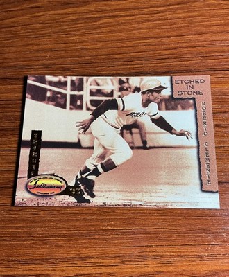 1993 Ted Williams Card Company - Etched in Stone Roberto Clemente Roberto...