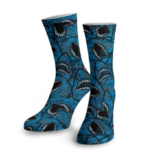 Spacefish Army Dive Socks - Shark Camo