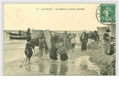 62.LE PORTEL.LES BOATEAUX A EBBEANTE