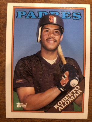 1988 Topps Traded #4T Roberto Alomar Rookie RC  - San Diego Padres