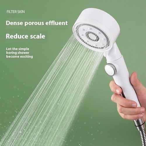 High Pressure Turbo Shower Head 5 Modes Powerful Rain Spray Universal Fit - Picture 10 of 15