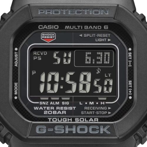 CASIO G-SHOCK GW-M5610U-1BER CON ENERGIA SOLAR Y RADIO CONTROLADO - Photo 3 sur 8