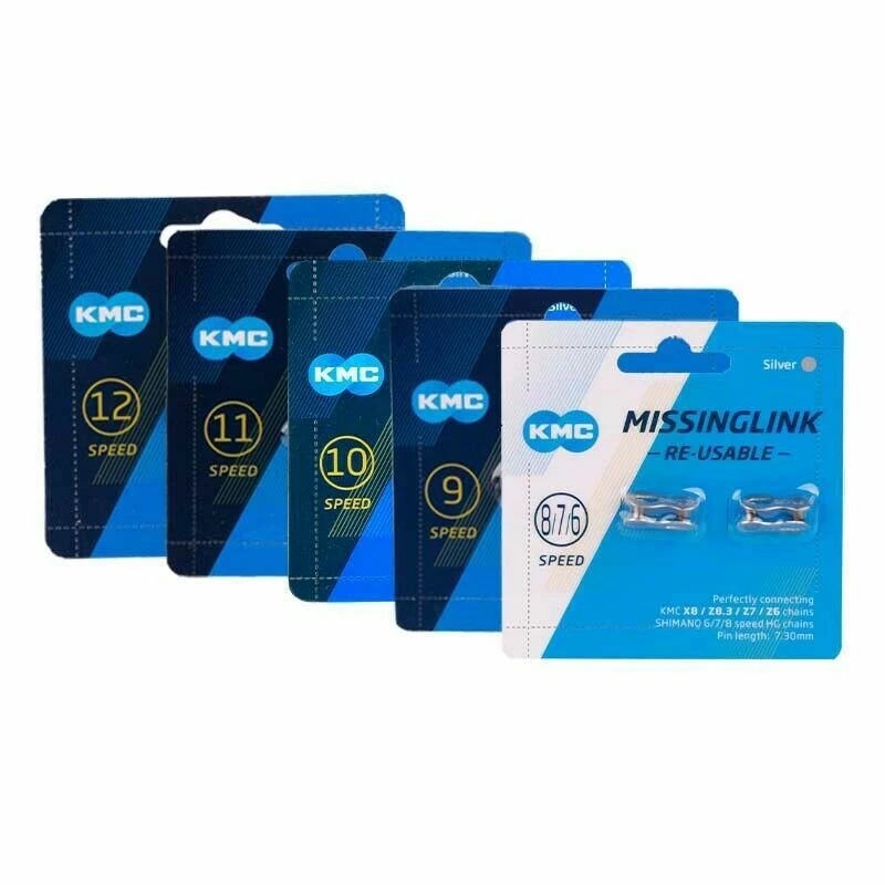 4P KMC Missing 8/9/10/11/12 Speed Bicycle Chain Power Quick Link Bike Connector - Image 2 of 3