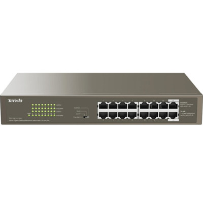 NEW Tenda TEG1116P-16-150W 1000M&PoE 16-Port Gigabit Ethernet Switch 16-Port PoE