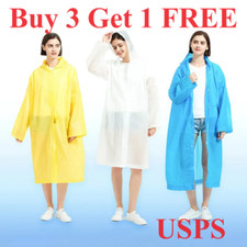 Women Man Raincoat Waterproof Clothing Adult Camping Reusable Poncho Rainwear