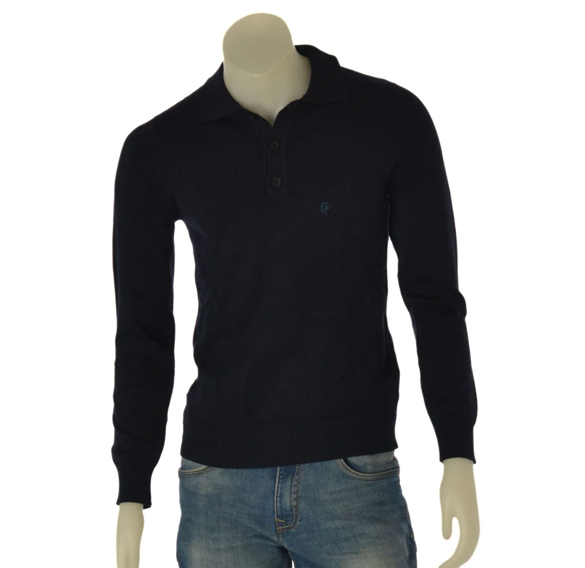 Maglione Uomo COVERI MOVING Zip Blu E Verde – Cardigan In Misto Viscosa Autunno Inverno