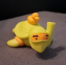 Vtg.  Retired JustB-BYou Snorkling Sea Turtle  Rubber Duck Water Squirt Toy