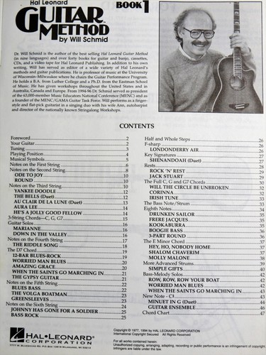 Hal Leonard Guitar Method Book 1: Book Only (Bk. 1) - Paperback - GOOD - Picture 2 of 2