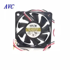 AVC F6015B12LY 6015 DC12V 0.1A 6CM 3-wire ball bearing silent fan