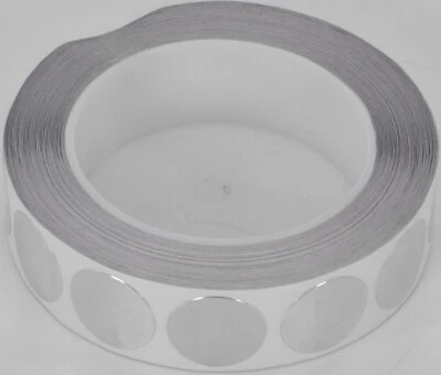 B-G BG Aluminium Self-Adhesive Foil Tape Circular Round Pre-Cut Discs 25mm Diameter