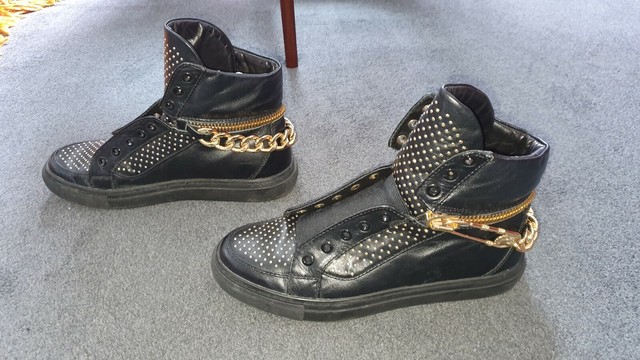 mens versace high tops