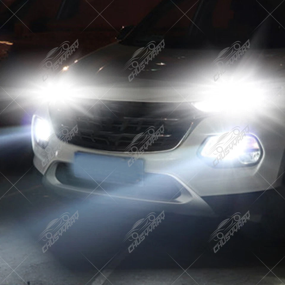 Para For 2005-2019 Nissan Frontier 9007 LED faro alto bajo + luz antiniebla H11 — 第 2/4 张图片