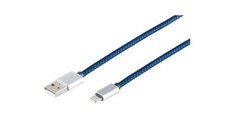 USB-Ladekabel A Stecker auf 8-pin Stecker 0,3m