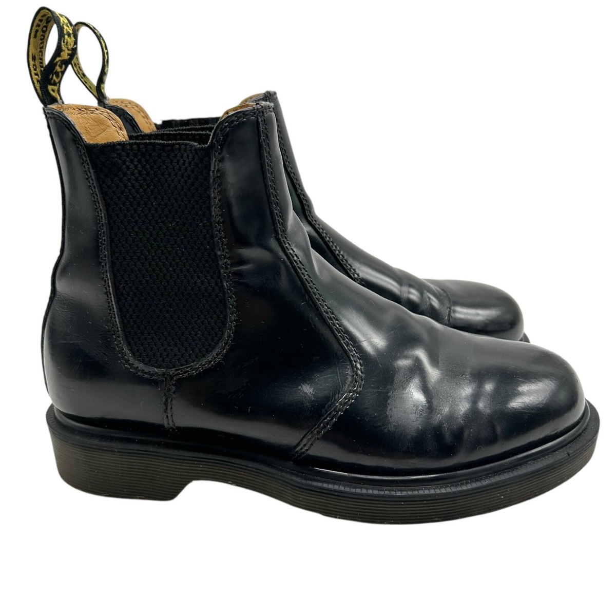 Martens Flora Smooth 2976 Men's Size US Black Leather Ankle