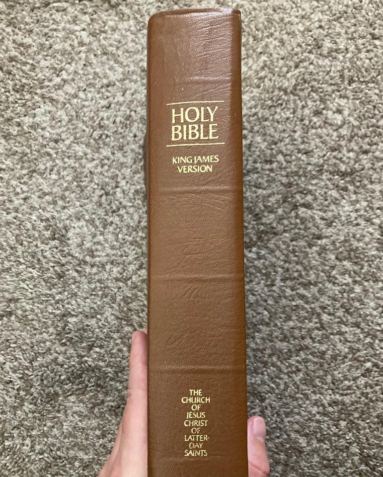 Holy Bible King James Version KJV Latter Day Saints Mormon LDS Leather