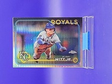 Bobby Witt Jr 2024 Topps Chrome Prism Refractor SP 🔥 Royals