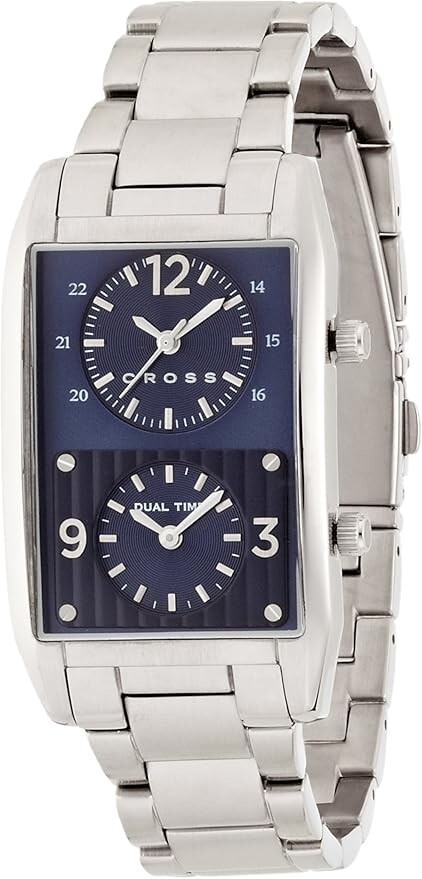 Cross Gotham Luxury Dual-Time Men's Watch CR8004 – 33 UK