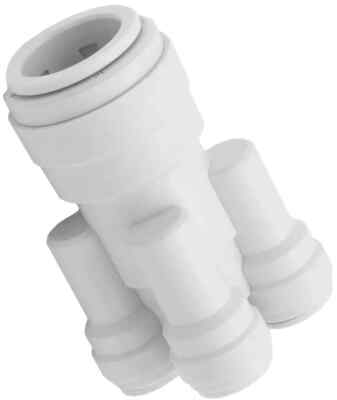 Steckverbinder Vierfach 22 mm x 10 mm Warm- & Kaltwasser Sanitärsystem