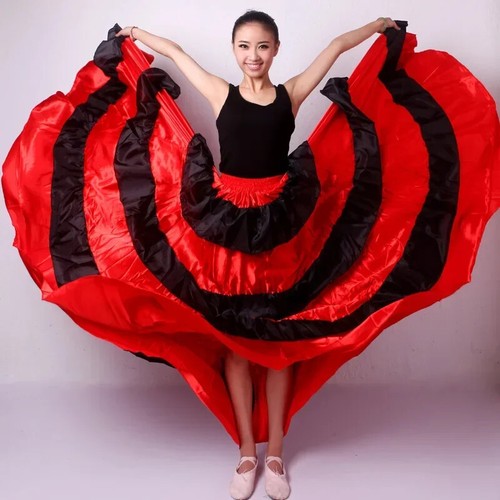Skirt Opening Dance Large Swing Skirt Performance Dance Skirt Belly Dance Dress - Picture 6 of 7