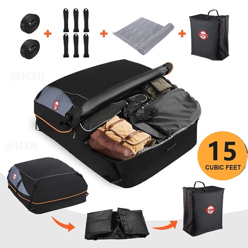 Roof Rack Car Rooftop Cargo Carrier Bag 