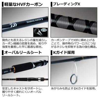 Daiwa Seabass Hunter X 96ML R Spinning Rod | eBay