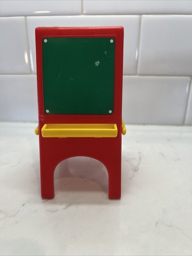 Little Tikes Art Desk With Chair And Easel Dollhouse Furniture Vintage - Picture 3 of 6