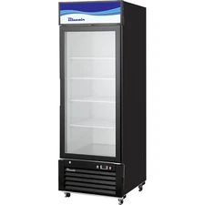 Blue Air BKGF23B-HC 27'' Section Glass Door Merchandiser Freezer, Black Finish