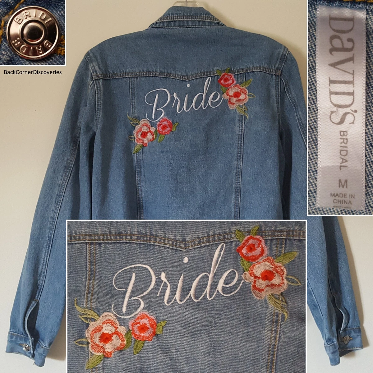 David's bridal shop jean jacket