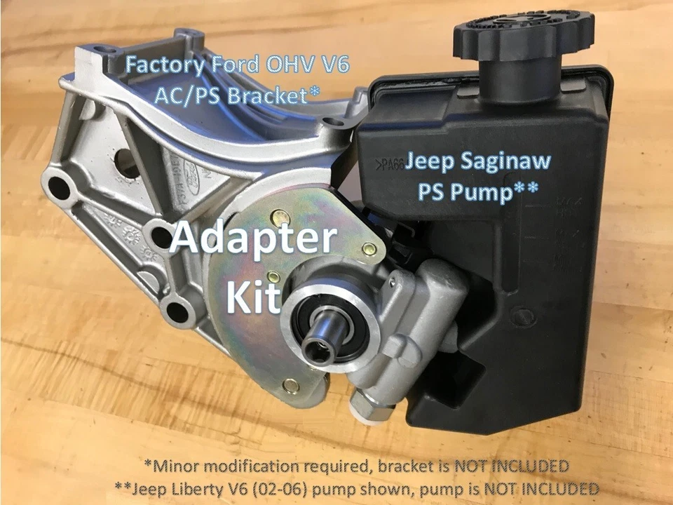Ford Ranger Explorer 4.0 Saginaw Power Steering Pump Conversion Adapter Kit - Image 3 of 4