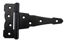 Heavy Duty 5" Colonial T Hinge, Strap Hinge with Screws, Gates, coops, playhouse