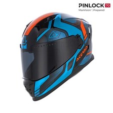 CASCO ACERBIS INTEGRALE X-WAY GRAPHIC 22.06 BLU/ARANCIO