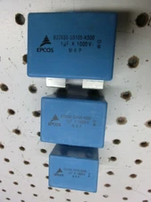 (Lot Of 3) Epcos B32656-S0105-K500 Capacitor 1.0UF 1000V