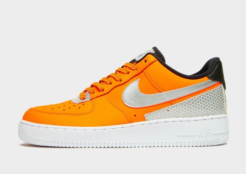 ⚫ Nike Air Force 1'07 LV8 3M ® (hombres Reino Unido 13 EUR 48.5) total  Naranja/Plata | eBay