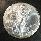 1997 Uncirculated American Silver Eagle US Mint Issue 1oz Pure Silver #o403