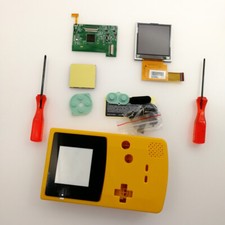 22 Colors GBC 5 Levels Brightness Backlight LCD Screen Kit GBC Shell Case Cover