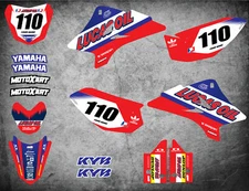 Custom Graphics Full Kit to Fit Yamaha TTR 50 ACTIVE STYLE stickers decals
