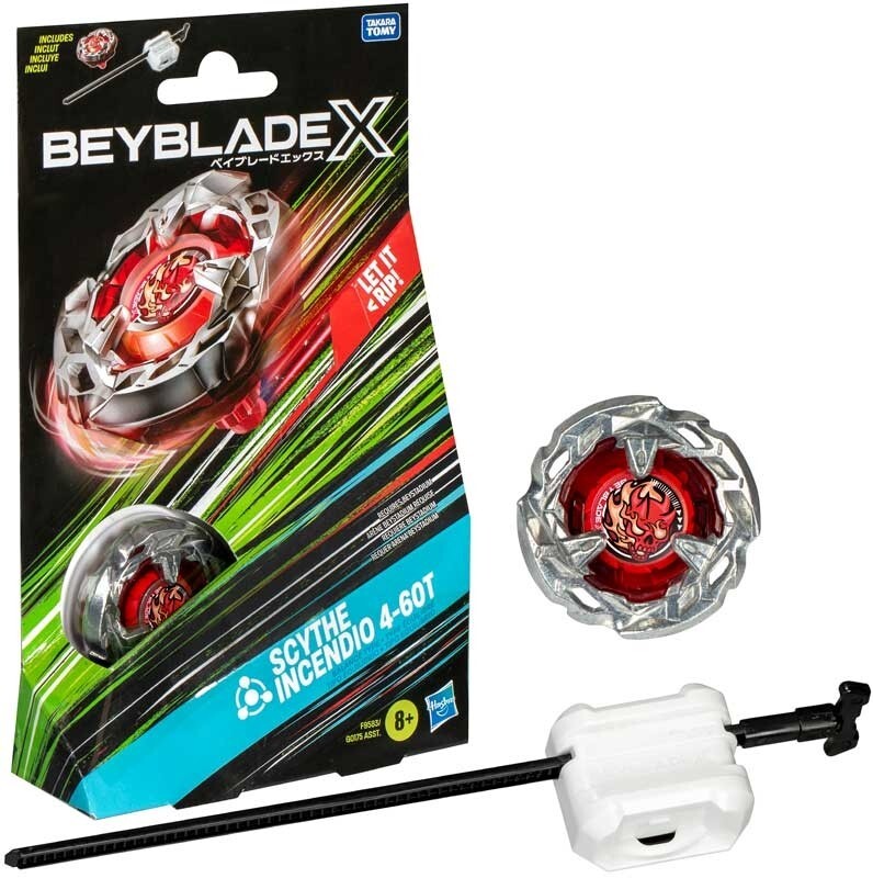 Set Battle Spinner Starter - 3 Toupies De Combat Série X + Lanceurs à Corde - Dès 6 Ans