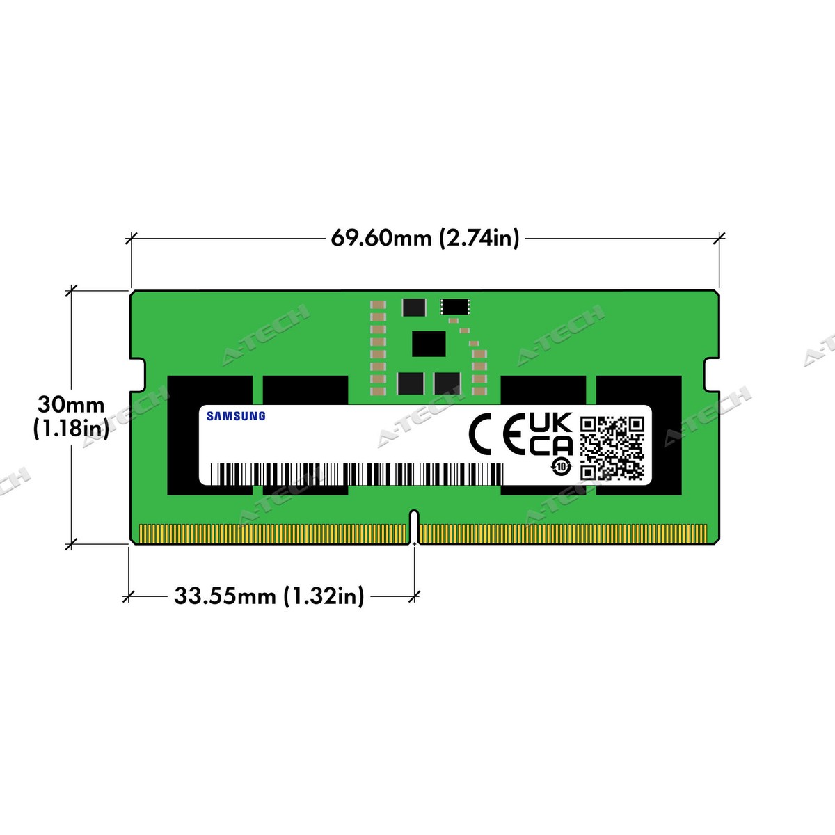 Samsung 8GB DDR5 SODIMM M425R1GB4BB0-CWM M425R1GB4PB0-CWM Laptop