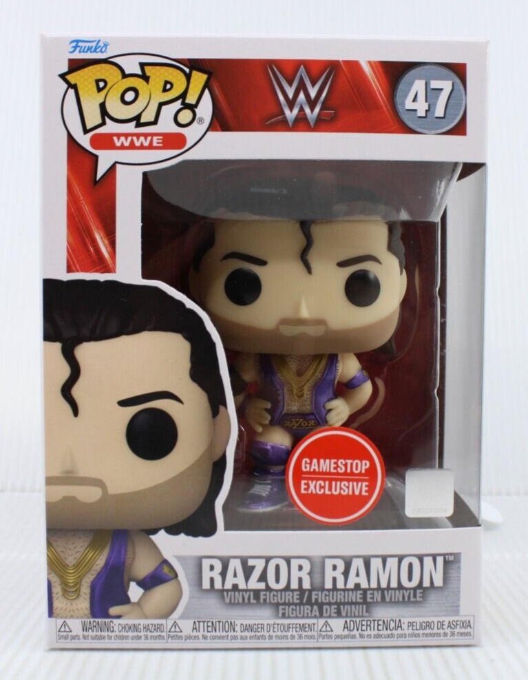 F5 Funko Pop Wwe Gamestop Exclusive Razor Ramon Vinyl Figure 47