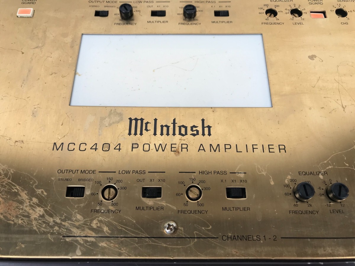 McIntosh MCC404 4 Channel Car Amplifier | eBay