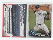 (17) 2016 Bowman Draft Prospect #BD136 James Kaprielian OAKLAND A's Lot 59