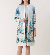 Hobbs London Hydrangea Womens Coat Size Us 8 / Uk 12 Floral Hobbs London Jacket