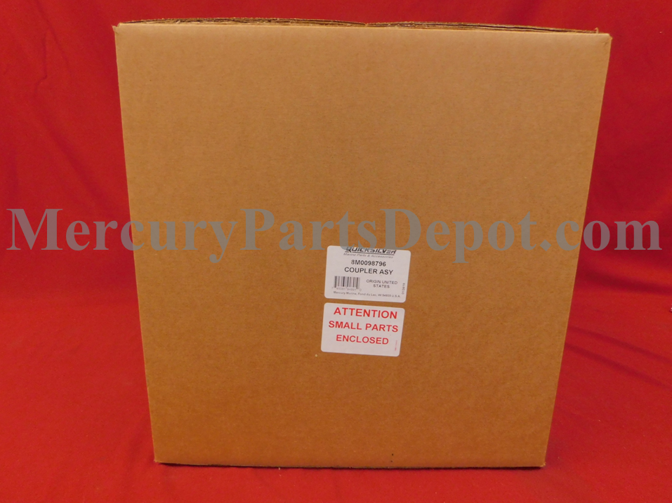 Mercury 8M0098796 Coupler Assembly Long Steel Hub 496 Mag & HO 