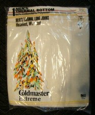 NEW VTG 70s COLDMASTER THERMAL UNDERWEAR Bottom Pant Men 50/50 USA MADE 5XL 296