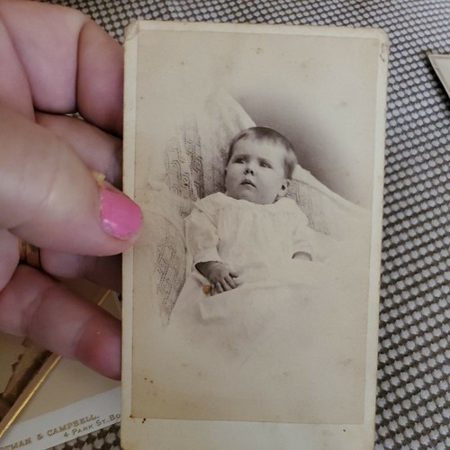 Antique Vintage 1910's 3x5 Photos Boston Mass Young Woman & 2 Babies Lot - Picture 6 of 7