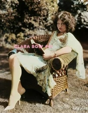 CLARA BOW #61 BEAUTIFULLY COLORIZED PHOTO 11 X 8.5 SHIPS FREE