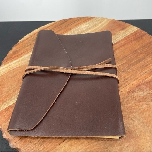 Barnes & Noble Bombay Large Leather Journal w/Tie 6x 8.5 inches eBay