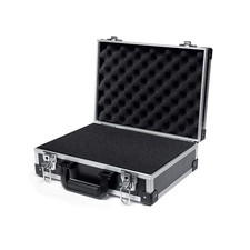 14in Aluminum Hard Case with DIY Customizable Foam Insert 13 x 9 x 4in Inter...