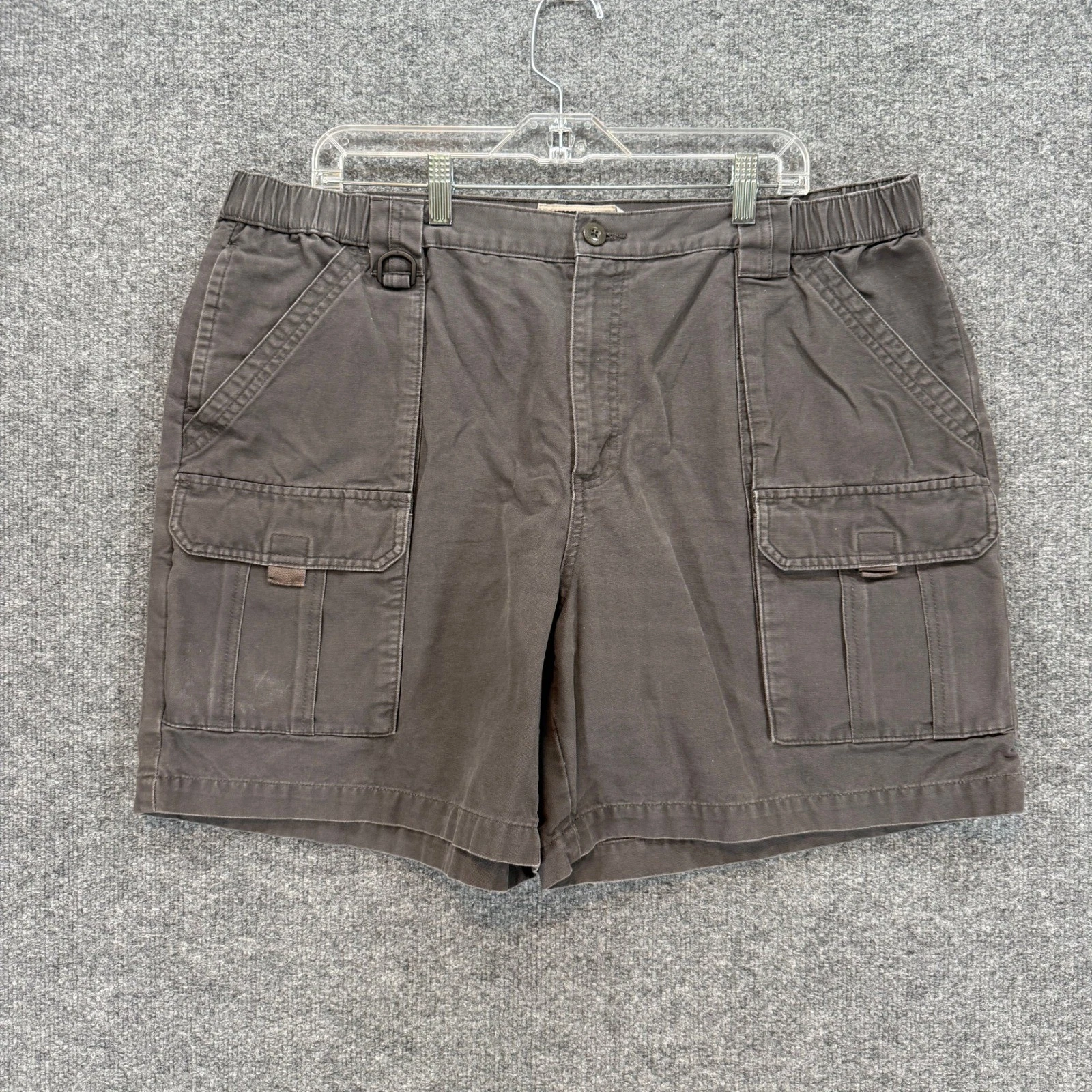 Columbia Cargo Shorts Mens 40 Gray Cotton Canvas Stretch Waist Ripstop Hiking
Opens in a new window 